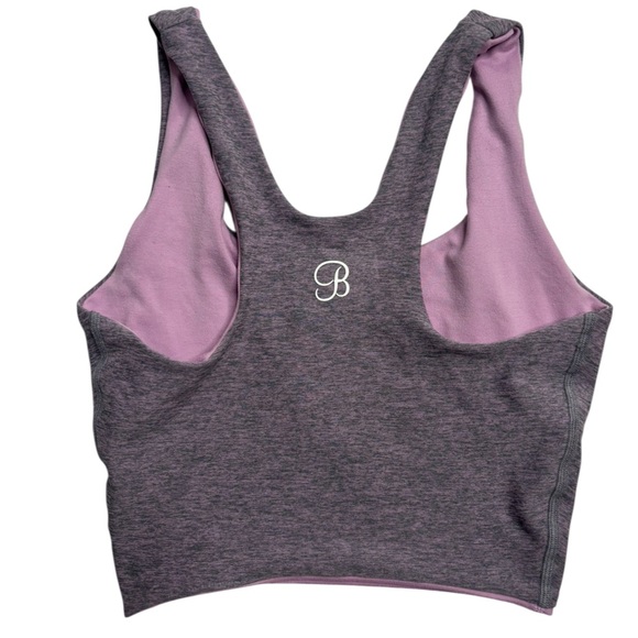 Bombshell Sportswear Other - Bombshell Sportswear Reversible Long Tank Bra in Lilac/Orchid